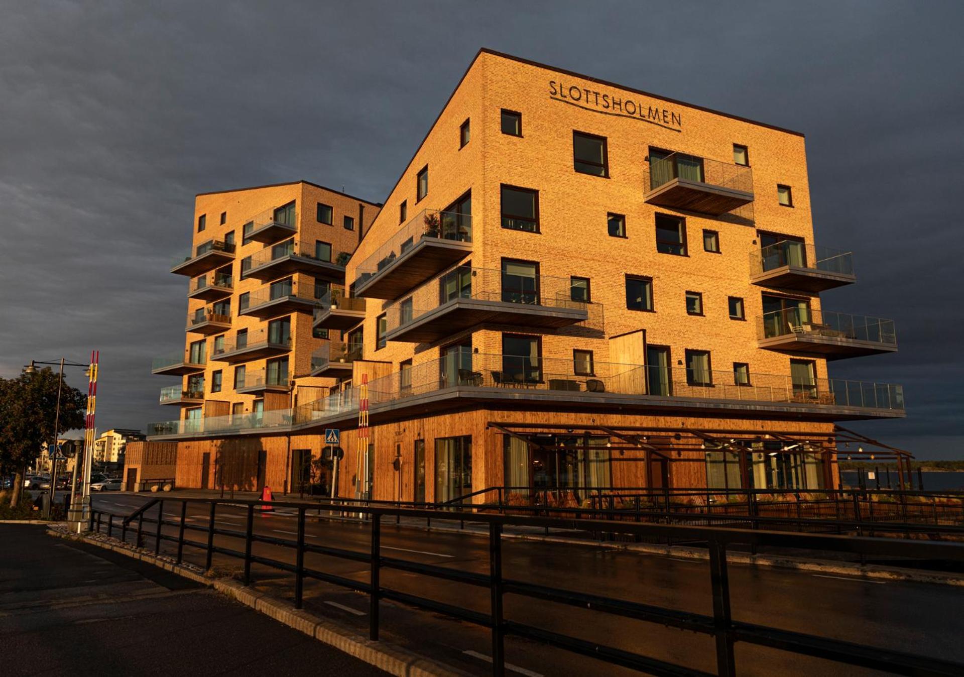 Slottsholmen Hotell Och Restaurang Västervik Exteriér fotografie